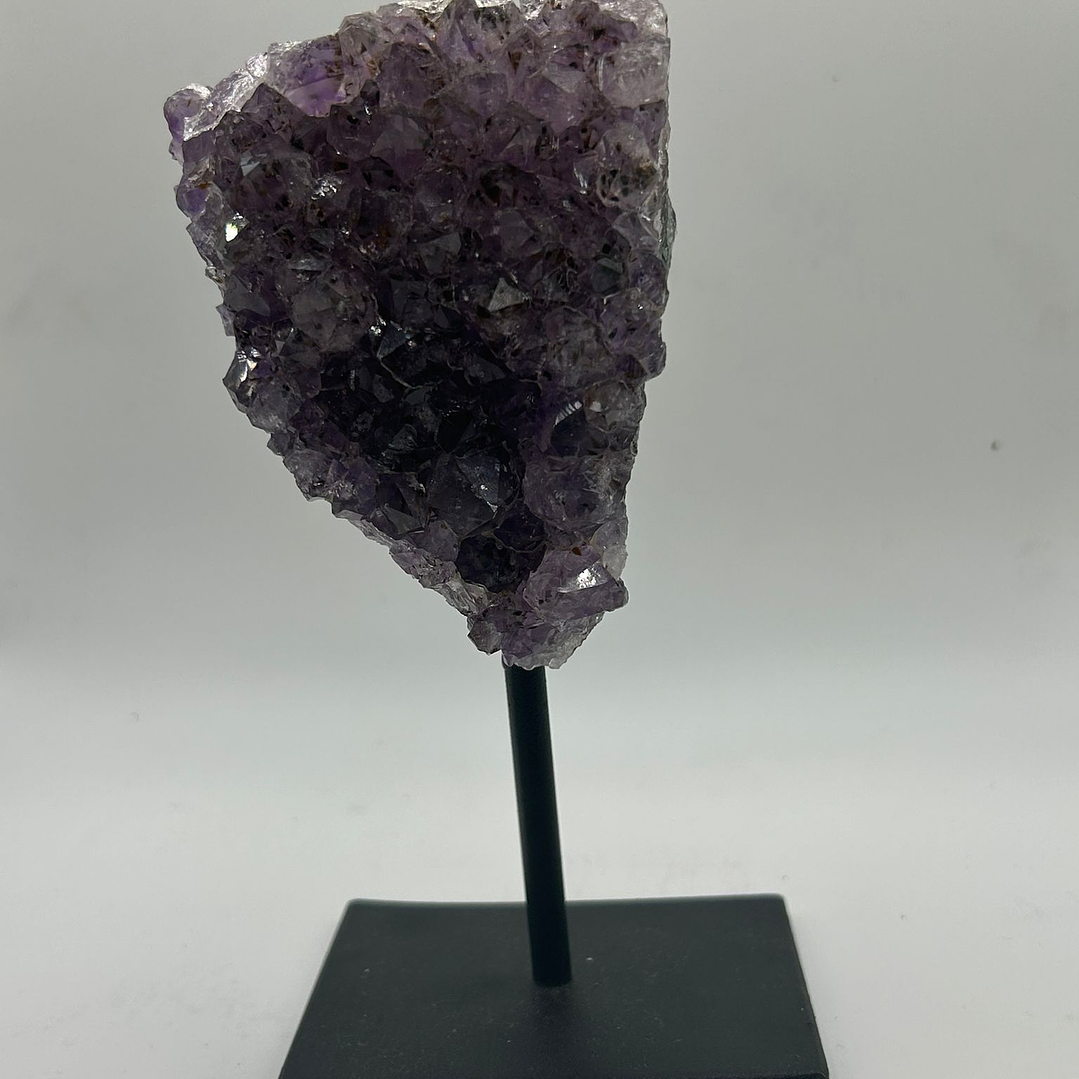 Drusa de Ametista com base em Metal. 1
