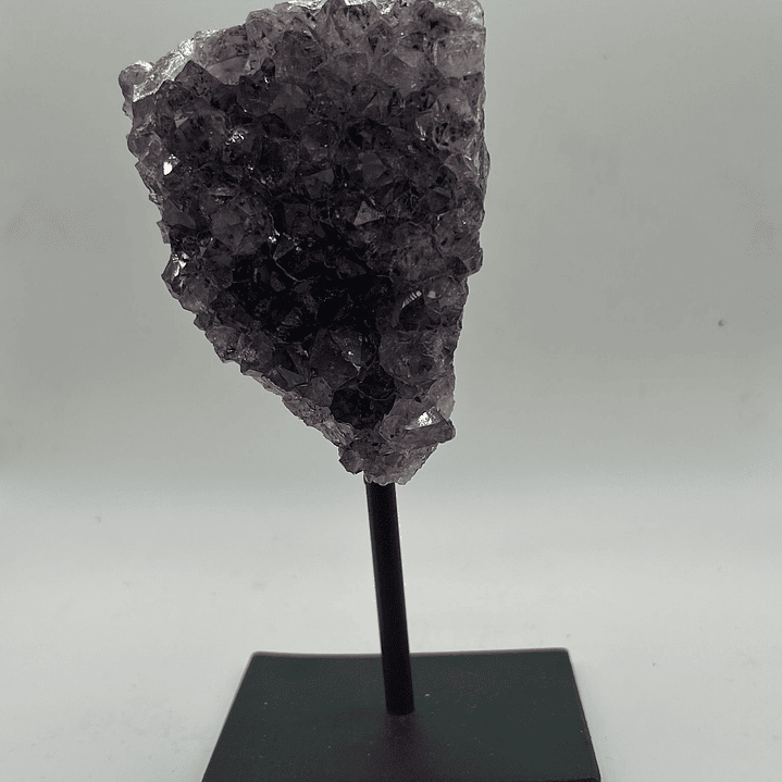 Drusa de Ametista com base em Metal. 1