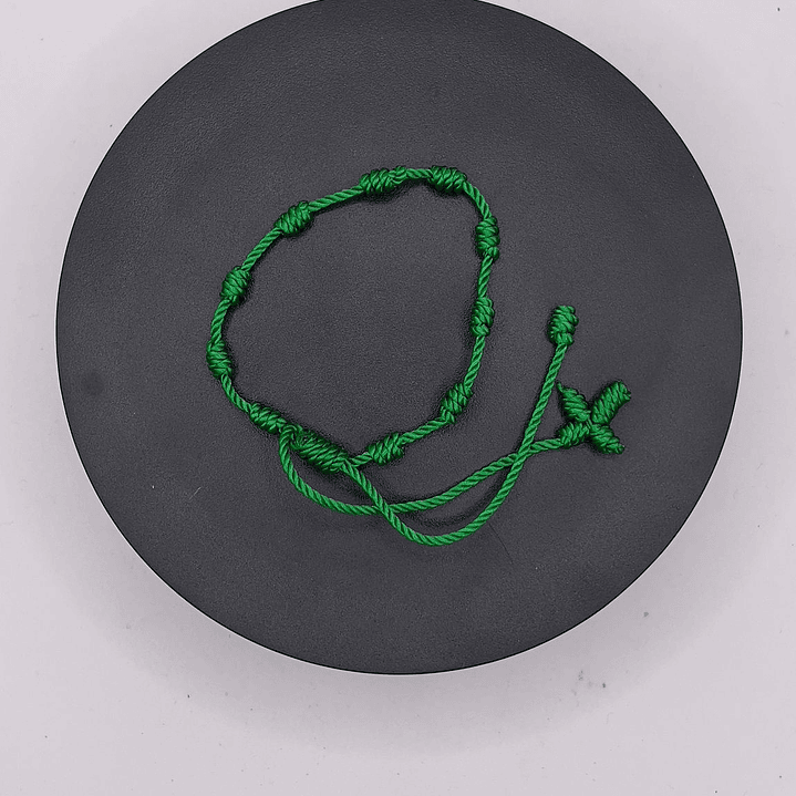 Pulseira 10 Mandamentos de Cristo- Verde 1
