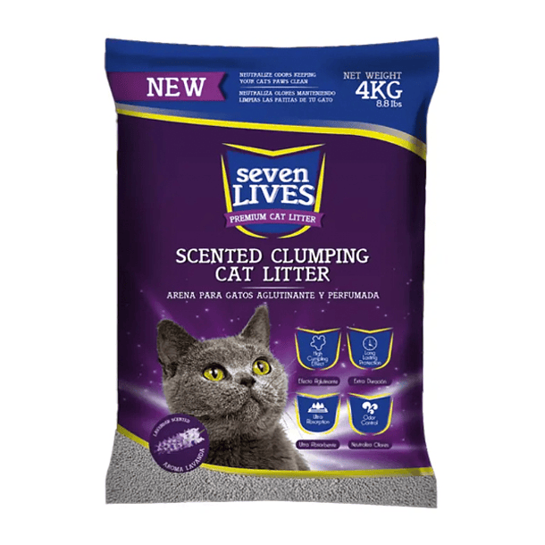 Seven Lives Arena sanitaria clumping Cat Litter 4Kg