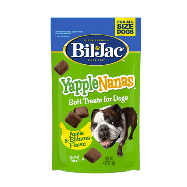 Bil Jac snacks treats yapple nanas 113grs