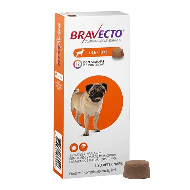 Bravecto Perros 4,5 Kg a 10 Kg
