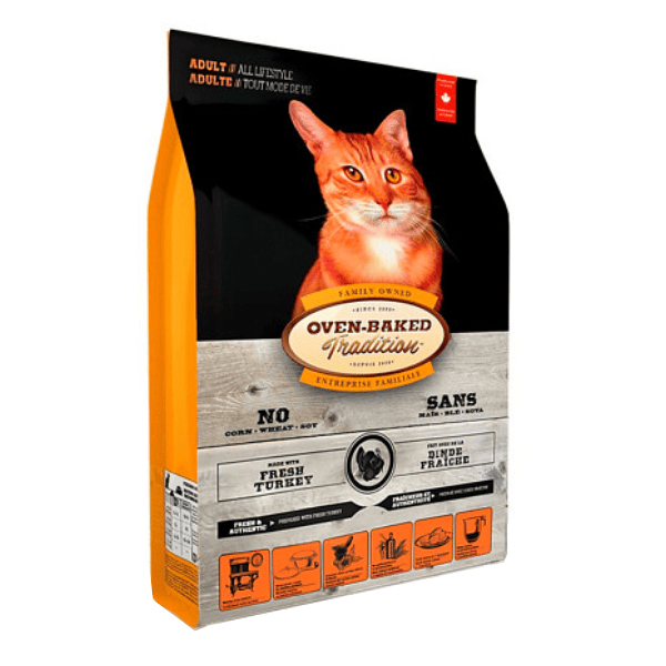 Oven Baked gato adulto pavo 2,27 Kg