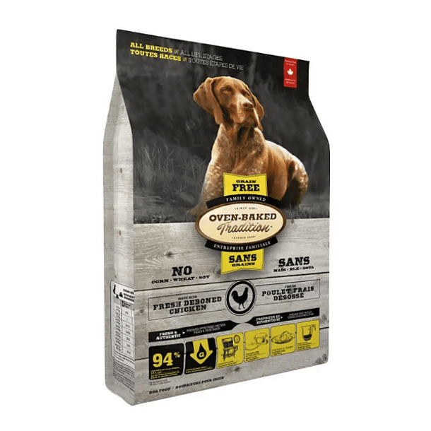 Oven Baked perro pollo grain free 11,34 Kg