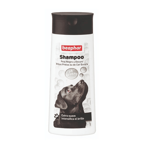 Shampoo Beaphar pelo negro y oscuro 250 ml