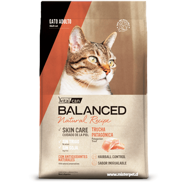 Vitalcan balanced gato trucha patagónica 7,5 Kg