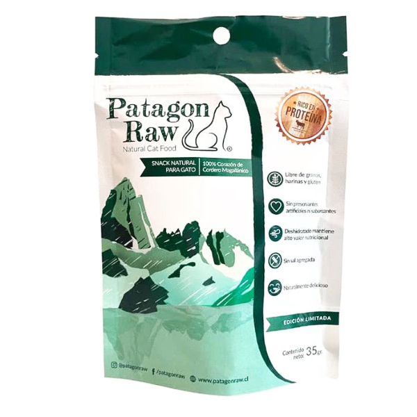 Patagon Raw Snack Gato Cordero Magallánico 35 grs