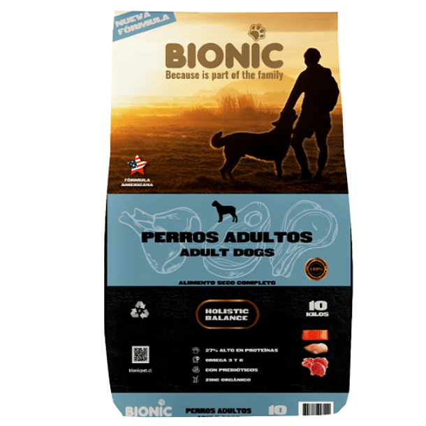 Bionic perro adulto 10 Kg alimento premium