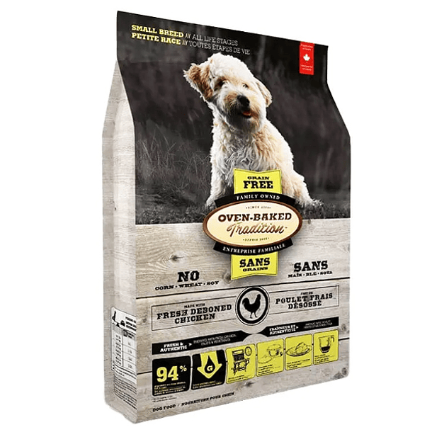 Oven Baked perro pequeño pollo grain free 2,27 Kg