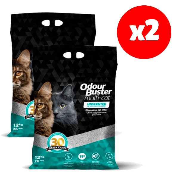 Gratis Wanpy Odour Buster MultiCat litter 12 Kg