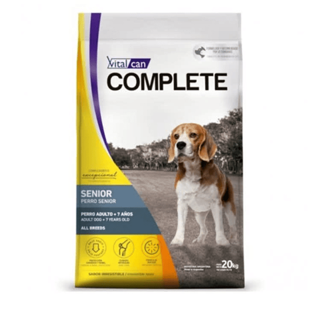 Vitalcan complete perros Senior 20 kg (bolsa dañada).