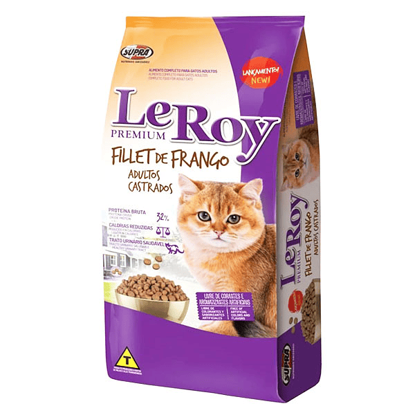 Leroy Gato Adulto Castrado Pollo 10,1 Kg