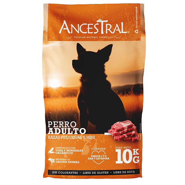 Ancestral Perro Adulto Pequeño y Mini 10 Kg