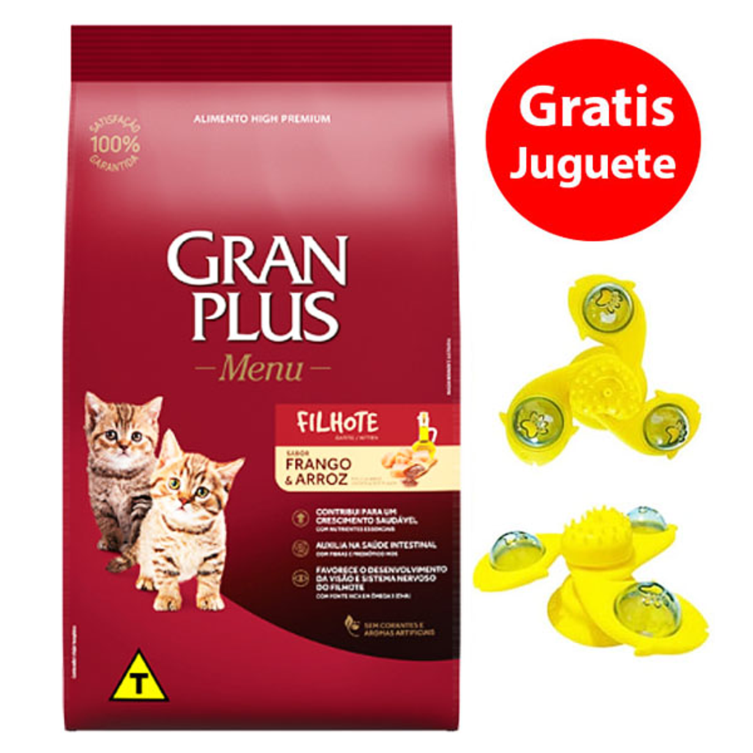 Gratis Juguete + Gran Plus Gato Kitten 10 Kg 1