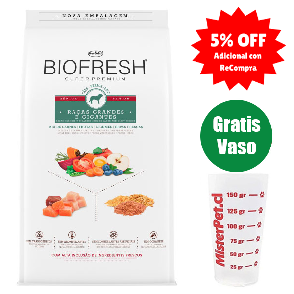 Biofresh Perros Senior Raza Grande/Gigante 15 kg