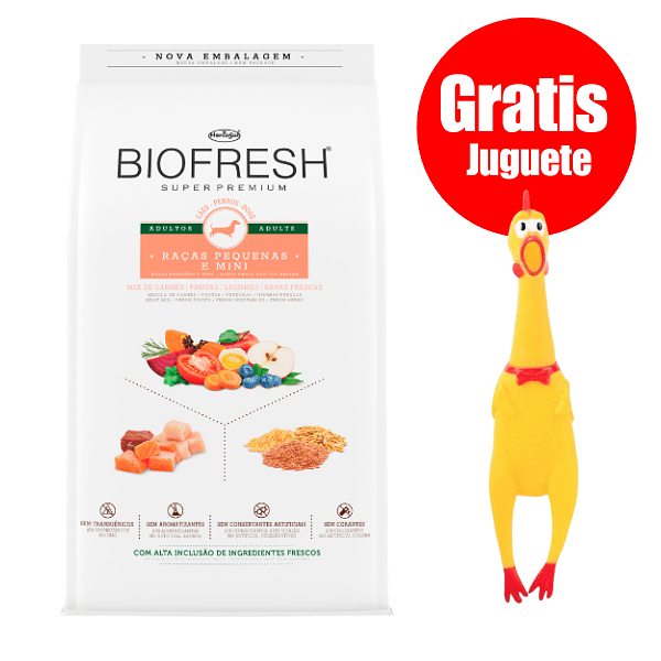 Gratis Juguete + Biofresh Adulto Pequeño y Mini 10,1 Kg