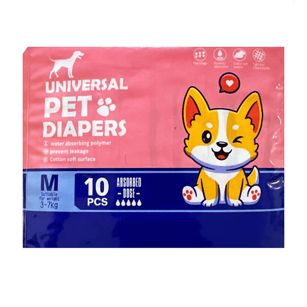 Pañales Pet Diapers Hembras 10 Unidades 1