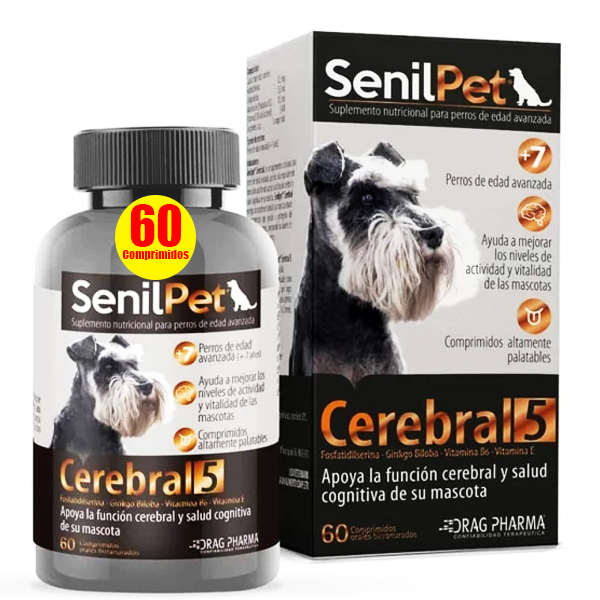 SenilPet Cerebral 5 60 comprimidos