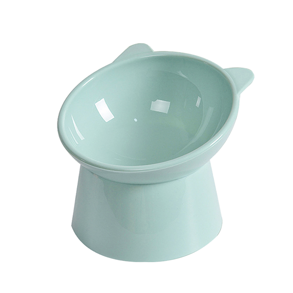 Plato Inclinado para Mascotas Verde Agua