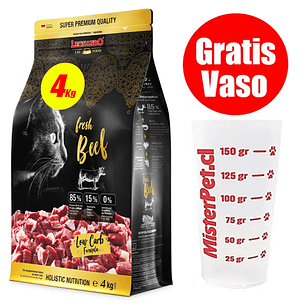 Gratis Vaso + Leonardo Fresh Meat Ternera 4 Kg