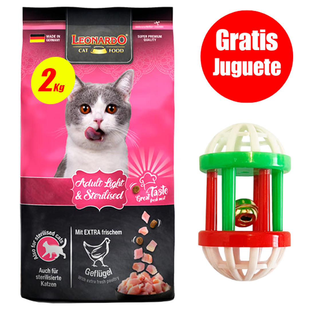 Gratis Juguete + Leonardo Adultos Castrado 2Kg 1