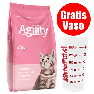 Gratis Vaso + Agility Gato Kitten 10 kg