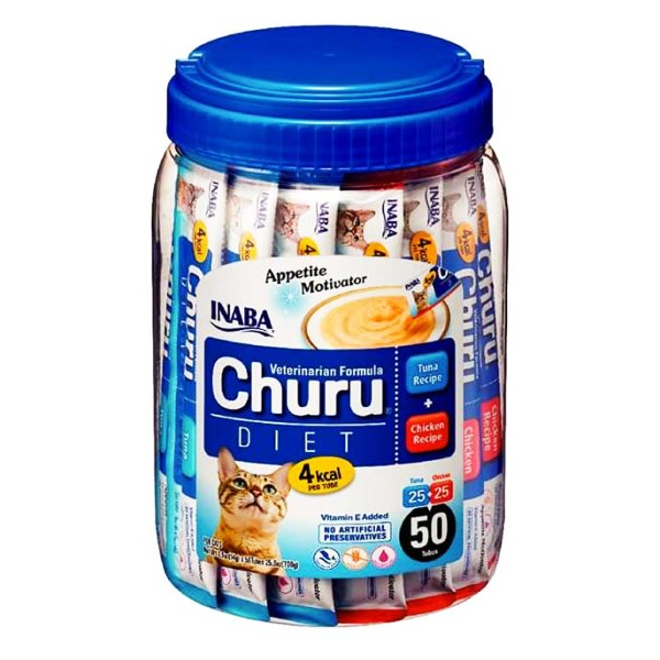 Tarro Churu Diet Pollo + Atún 50 unidades