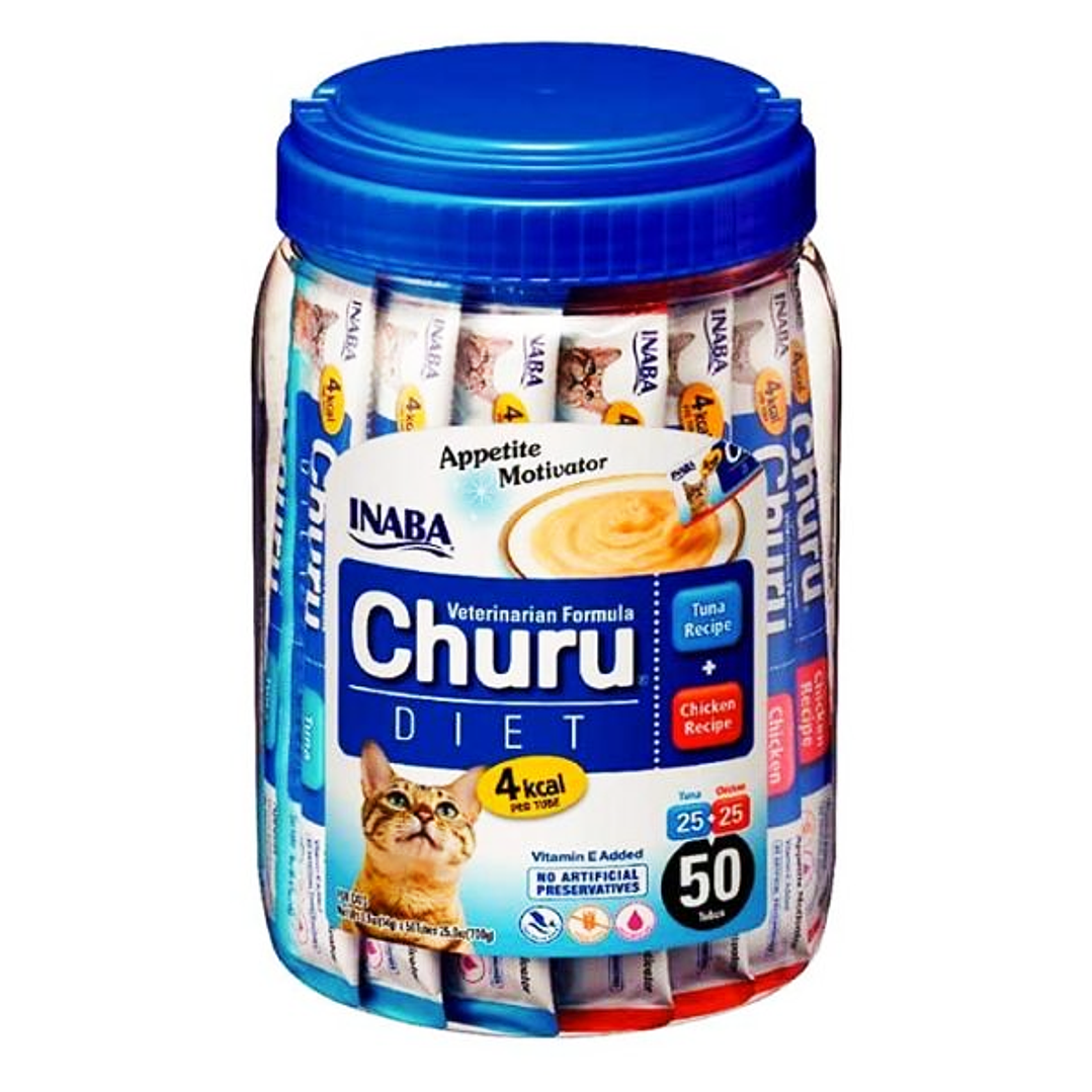 Tarro Churu Diet Pollo + Atún 50 unidades 1