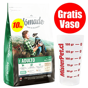 Gratis Vaso + Nómade Adulto Pequeño 10 Kg
