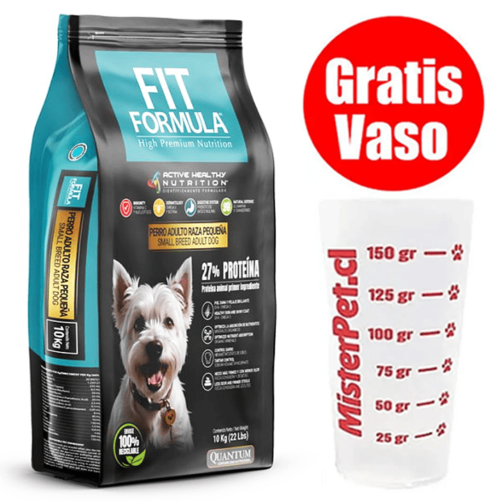 Gratis Vaso + Fit Fórmula Adulto Pequeño 10 Kg 1