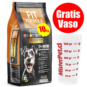 Gratis Vaso + Fit Fórmula Senior Pequeño 10 Kg
