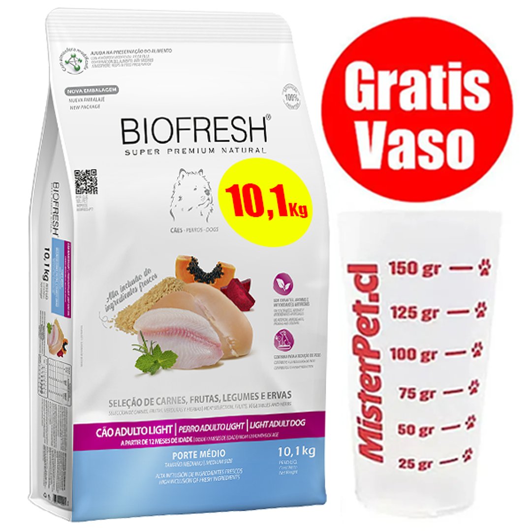 Gratis Vaso + Biofresh Adulto Light Mediano 10,1 Kg 1