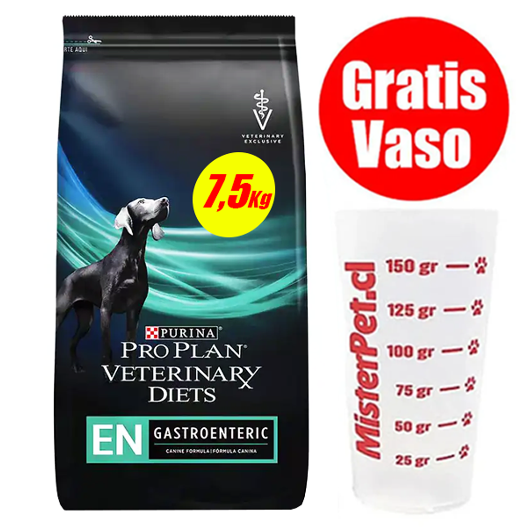 Gratis Vaso + Proplan Veterinary Diets Gastrointestinal Perro 7,5 Kg 1