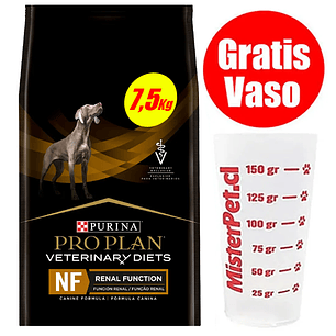Gratis Vaso + Proplan Renal NF Perros 7,5 kg