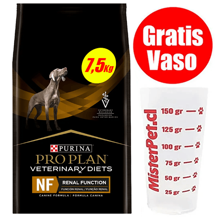 Gratis Vaso + Proplan Renal NF Perros 7,5 kg 1