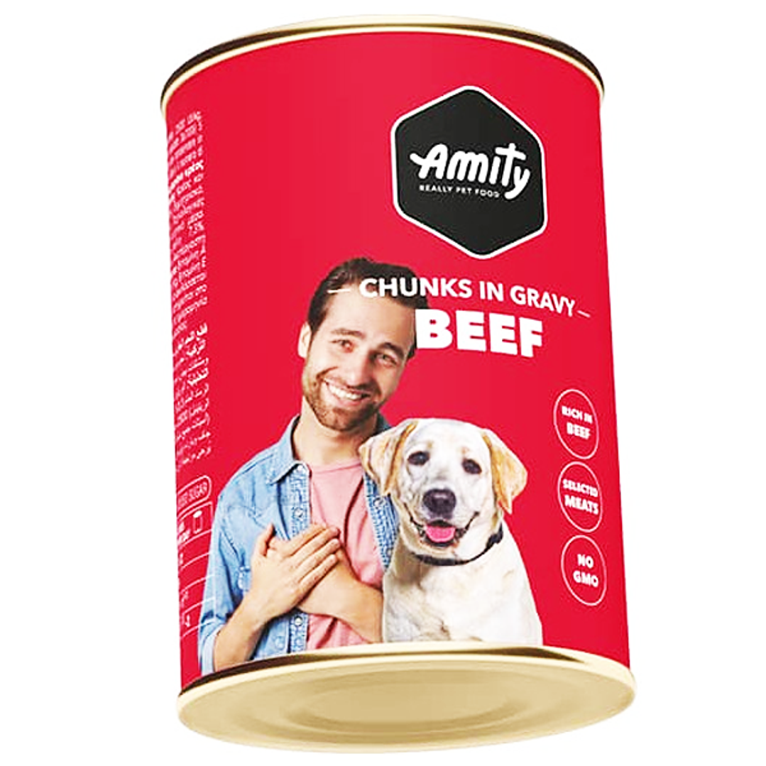Amity Alimento Humedo Vacuno 1,250 Kg 1