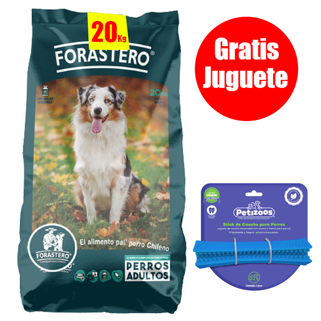 Gratis Juguete + Forastero Perro Adulto 20 Kg 1