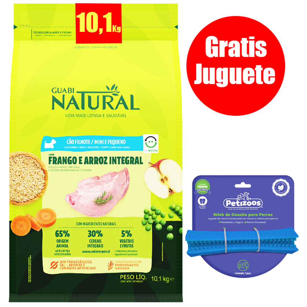 Gratis Juguete + Guabi Perro Cachorro Pequeño y Mini 10,1 Kg 1