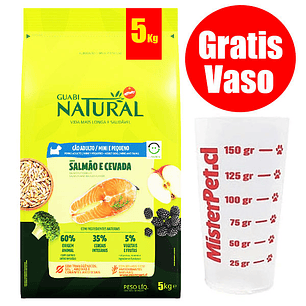 Gratis Vaso + Guabi Natural Perro Adulto Pequeño y Mini 5 Kg