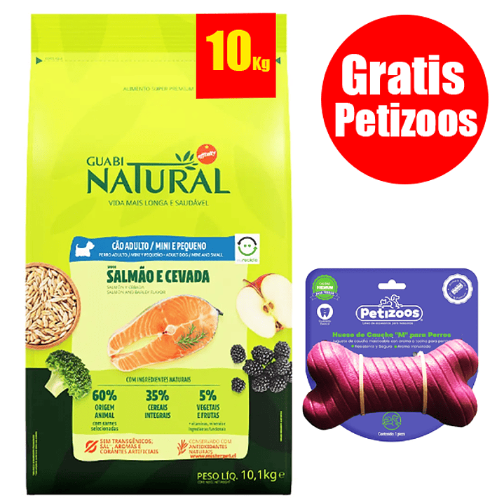 Gratis Petizoos + Guabi Perro Adulto Pequeño y Mini 10 Kg 1