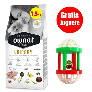 Gratis Juguete + Ownat Care Gato Urinary 1,5 Kg