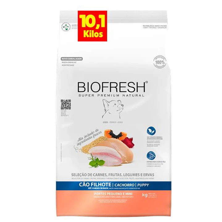 Biofresh Perro Cachorro Pequeño y Mini 10,1 Kg 1