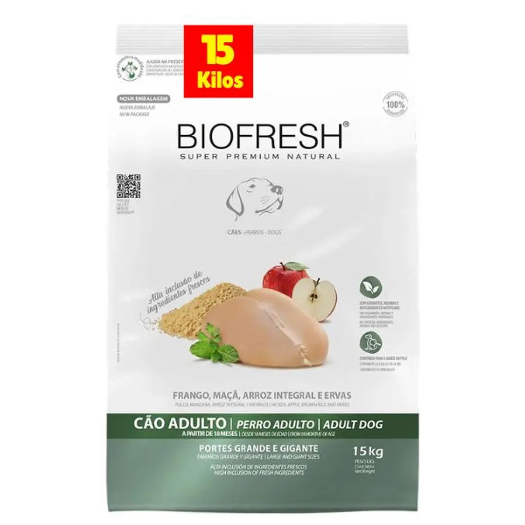 Biofresh Perro Adulto Grande y Gigante 15 Kg 1