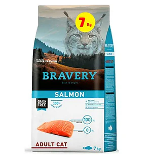 Bravery Gato Adulto salmón  7 Kg