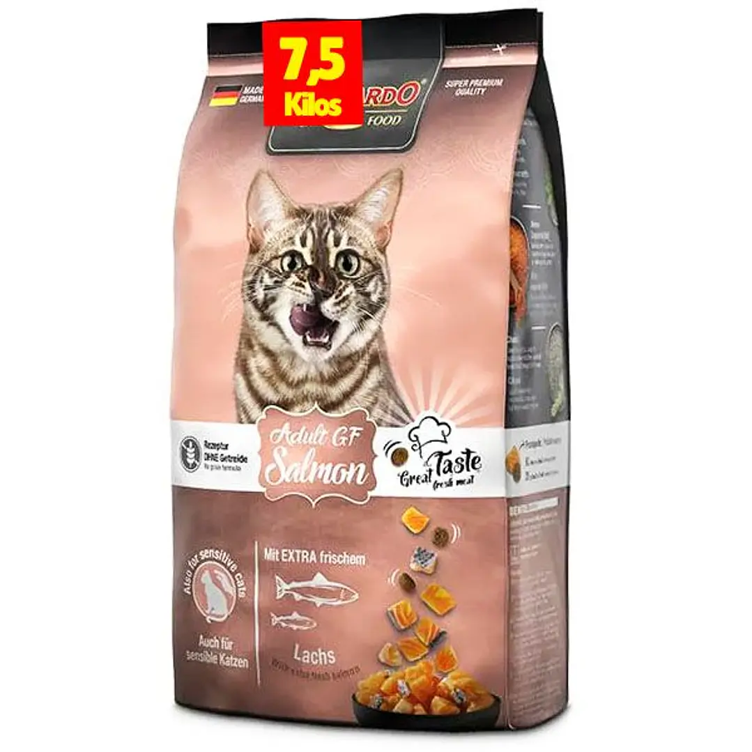 Leonardo Gato Adulto Salmón Grain Free 7,5 Kg 1