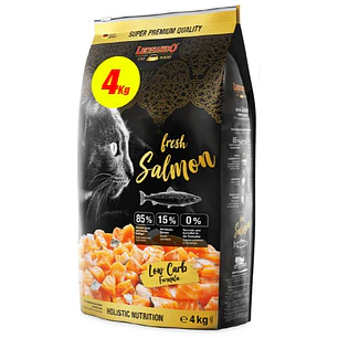 Leonardo Gato Fresh Meat Salmón 4 Kg