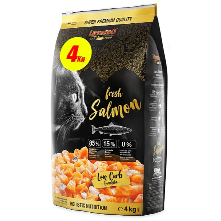 Leonardo Gato Fresh Meat Salmón 4 Kg 1