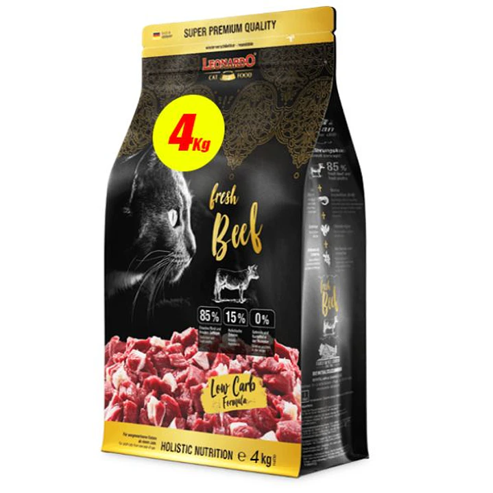Leonardo Gato Fresh Meat Ternera 4 Kg 1