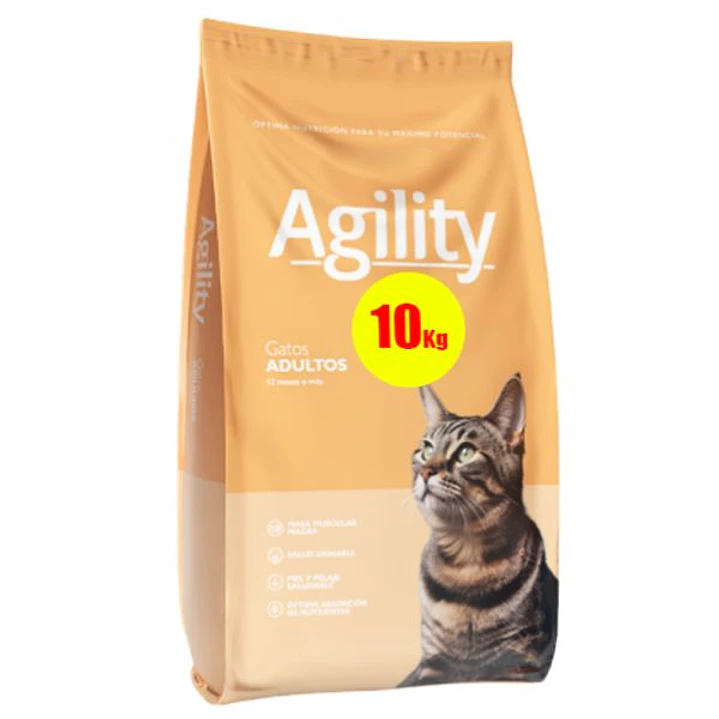 Agility Alimento Gato Adulto 10 kg 1