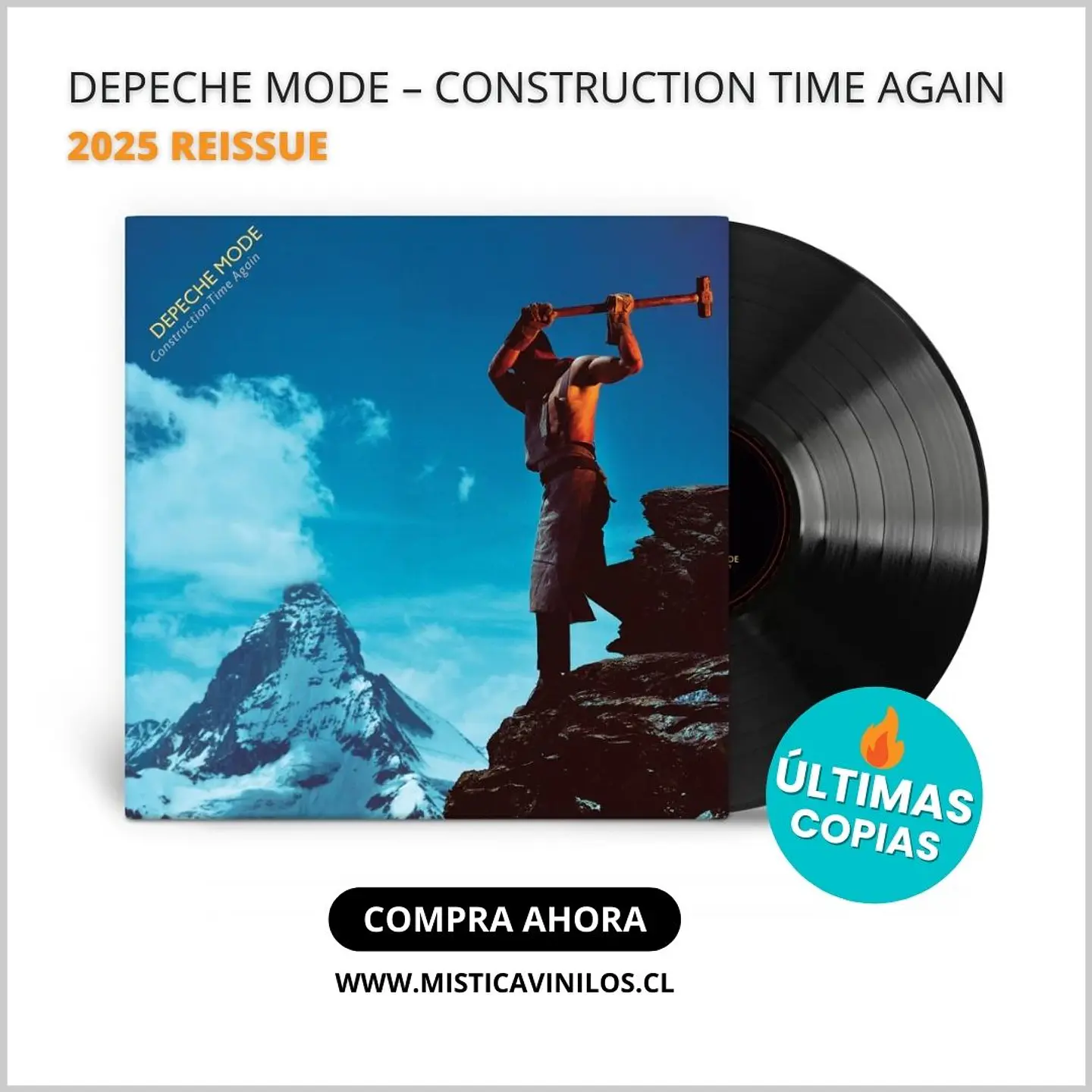 Vinilo Depeche Mode – Construction Time Again (2025 Reissue) 1